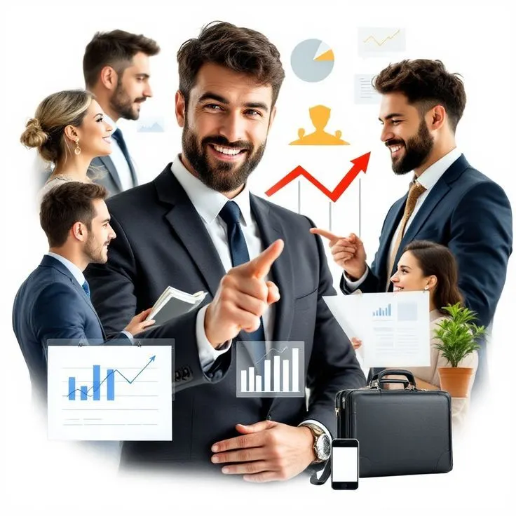 Business transformation illustration